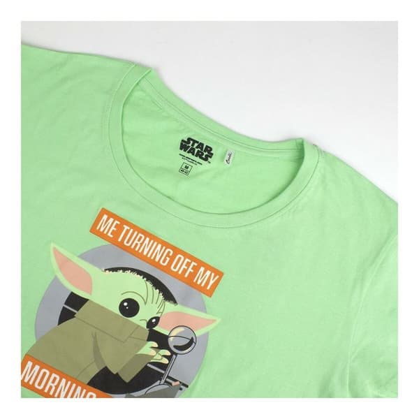 Børnepyjamasser The Mandalorian Grøn Lysegrøn Dame - XS