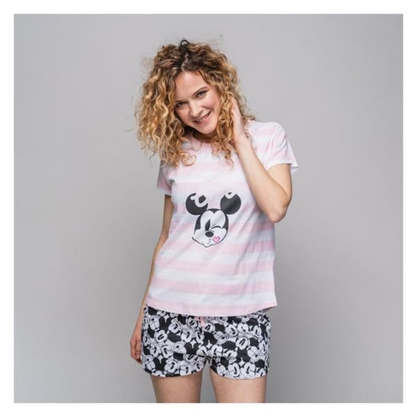 Nattøj Minnie Mouse Hvid (Voksne) Dame - XL