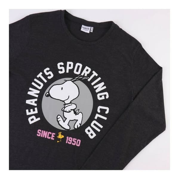 Pyjamas Snoopy Grå Kvinna - XS