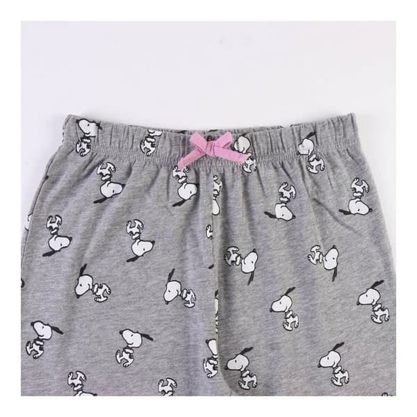 Pyjamas Snoopy Grå Kvinna - XS
