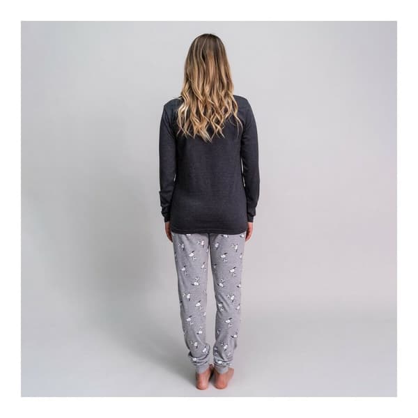 Pyjamas Snoopy Grå Kvinna - XS