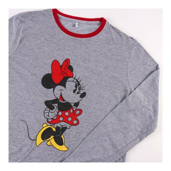 Pyjamas Minnie Mouse Grå Kvinna - XS