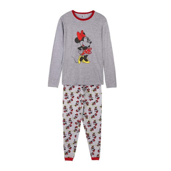 Pyjamas Minnie Mouse Grå Kvinna - XS