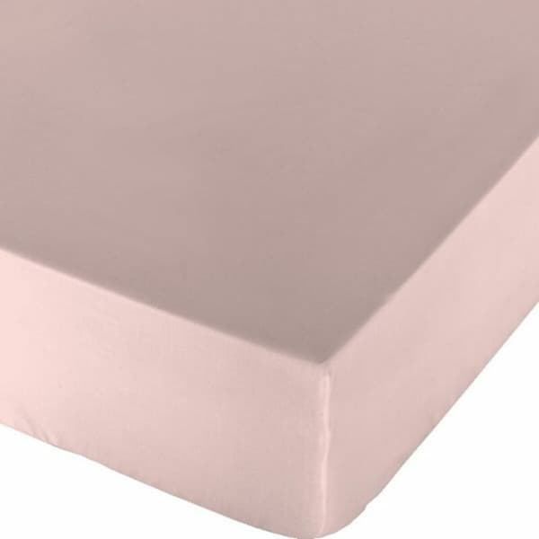 Inpassat underlakan Naturals Rosa - UK super king size-säng (180 x 190 cm)
