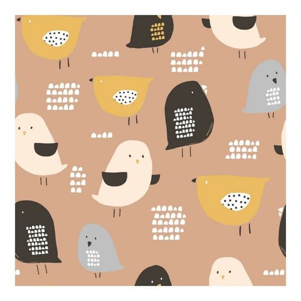 Bäddset Popcorn Baby Chick Säng 80/90 160 x 270 cm