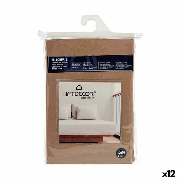 Underlakan 135 cm Brun (12 antal)