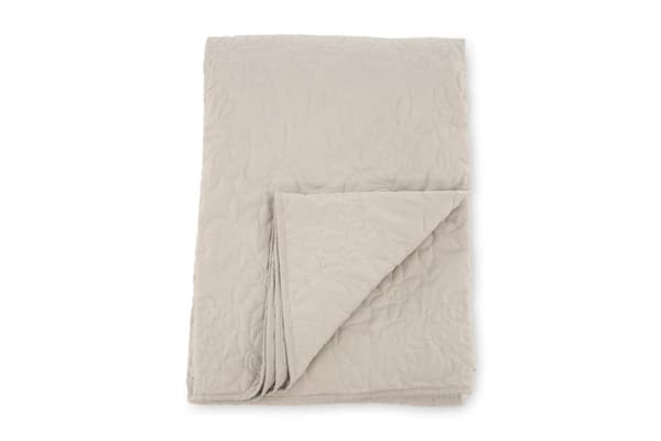 Niki sengeteppe 260x260cm beige.