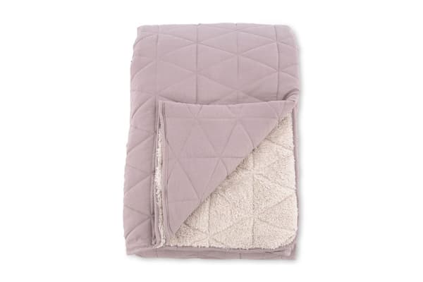 Nilla sengeteppe 180x260cm rosa.
