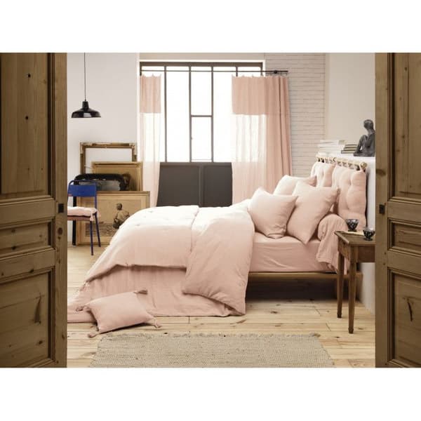 Påslakanpaket "Gaïa" "Cotton Gauze" - Gaïa Marshmallow - 4-delat förpackning för säng 140 x 190 cm (1 Påslakan 240 x 220