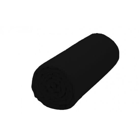 Svart påslakan 180 x 200 cm / 100 % bomull / 57 trådar/cm²