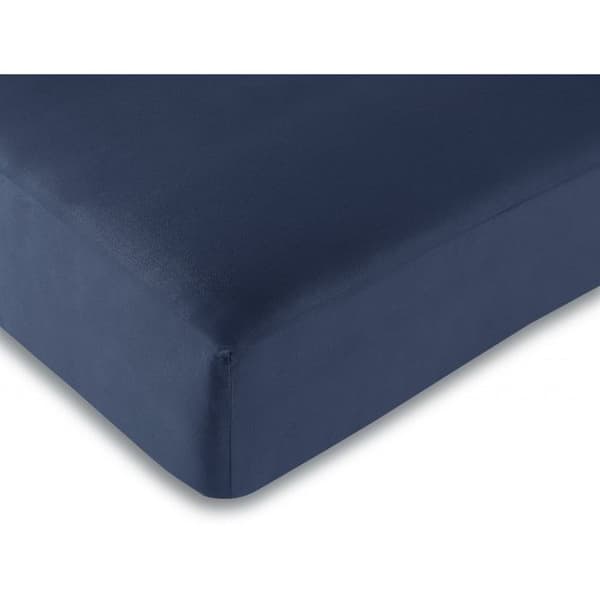 Lakan 57 trådar/cm² alla storlekar - Marinblå - 180 x 200 cm