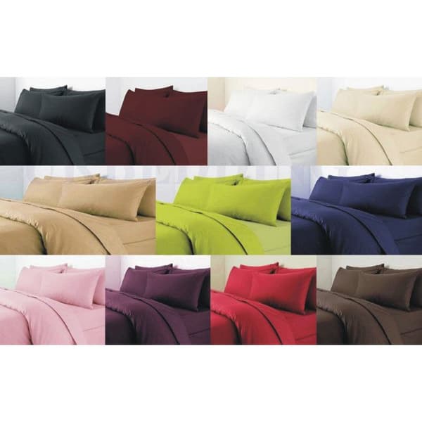 Taupe påslakan 260 x 240 cm / 100 % bomull / 57 trådar/cm² för "King Size" dubbelsäng
