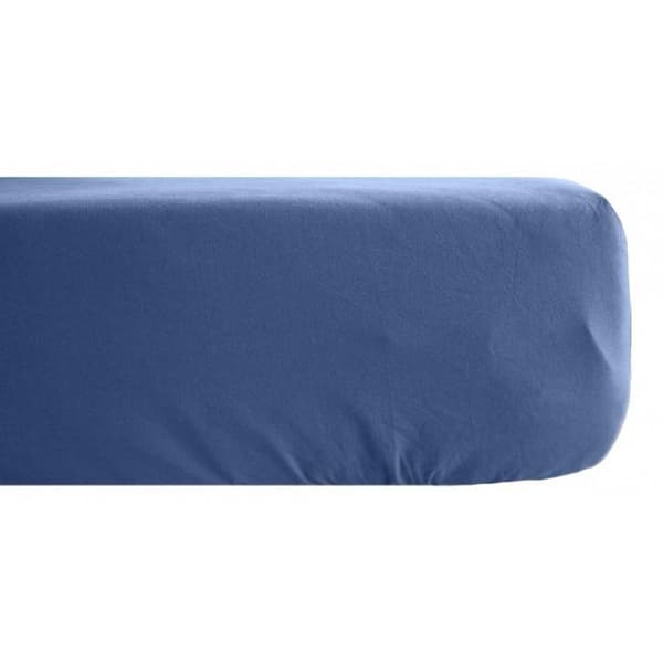 Palace prydnadslakan 100% tvättad färgad bomull 63 trådar/cm² South Wind - Palace Indigo - 140 x 190 cm 35 cm keps