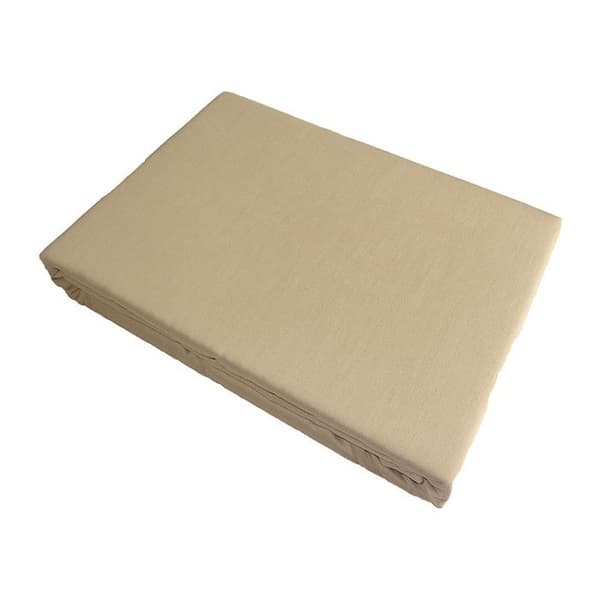 Platt lakan 100 % "kammad bomullssatin" / 80 trådar/cm² - Linne - 180 x 290 cm för enkelsäng