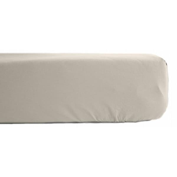 Prydnadslakan i ren bomull percal 80 trådar/cm² Sydvind - Elfenben - 80 x 200 cm 35 cm keps