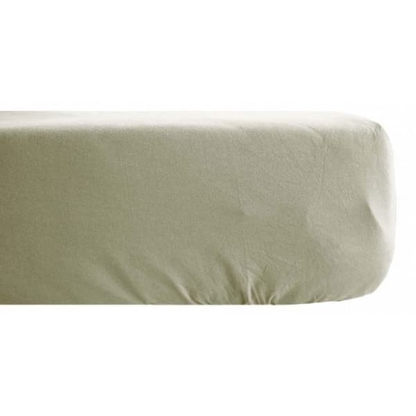 Palace prydnadslakan 100% tvättad färgad bomull 63 trådar/cm² Sydvind - Palace Rosemary - 90 x 190 cm 30 cm keps