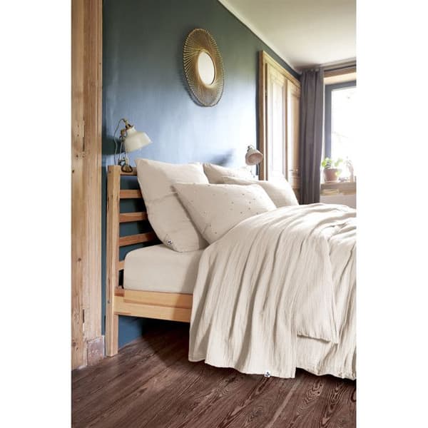 5-delat lakanset 1 platt lakan 240 x 300 + 1 påslakan 140 x 190 + 2 örngott 60 x 60 + 1 Gaïa Pampa bolsterkuddfodral