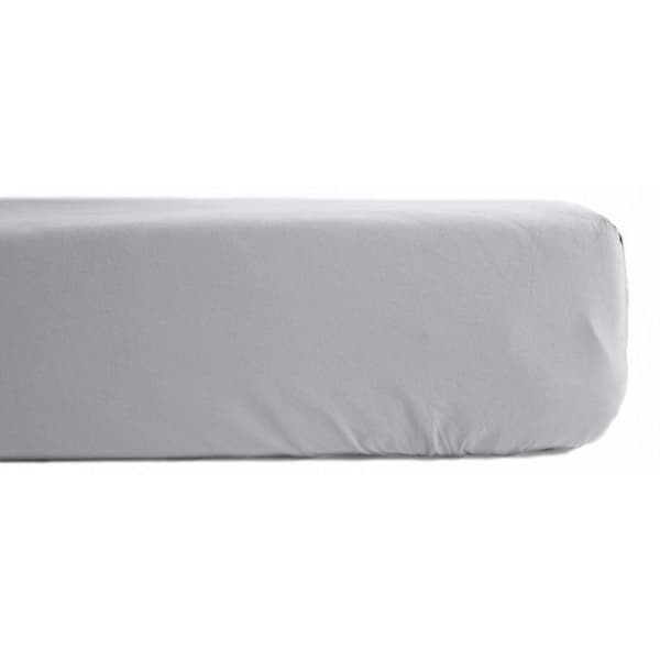 Prydnadslakan i ren bomull percal 80 trådar/cm² Sydvind - Pärla - 90 x 190 cm 35 cm keps