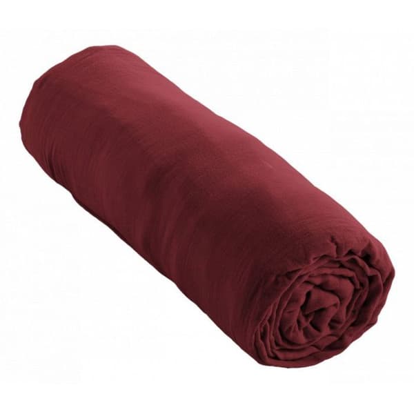 "Gaïa" påslakan alla storlekar "Cotton Gauze" - Gaïa Lie de Vin - 140 x 190 cm 30 cm keps