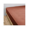 Miniatyrbild 1 av 5: "Gaïa" påslakan alla storlekar "Cotton Gauze" - Gaïa Terracotta - 140 x 190 cm 30 cm mössa