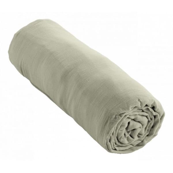 "Gaïa" påslakan alla storlekar "Cotton Gauze" - Gaïa Water Green - 90 x 190 cm 30 cm mössa