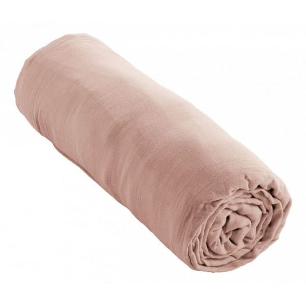 "Gaïa" påslakan alla storlekar "Cotton Gauze" - Gaïa Marshmallow - 140 x 190 cm 30 cm mössa