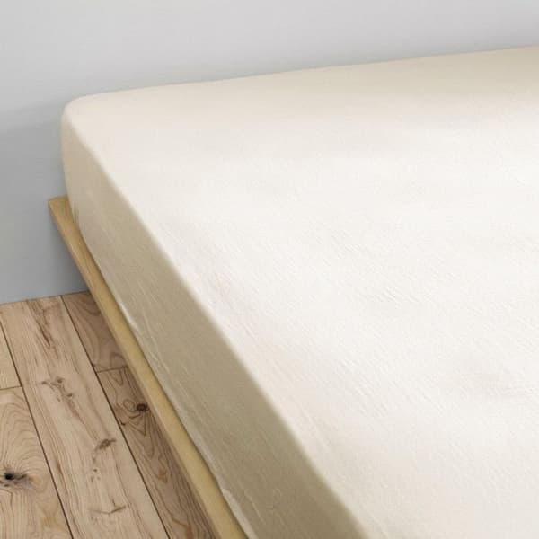 Drap housse "Gaïa" alla dimensioner "Gaze de Coton" - Gaïa Pampa - 90 x 190 cm 30 cm baksidshörn