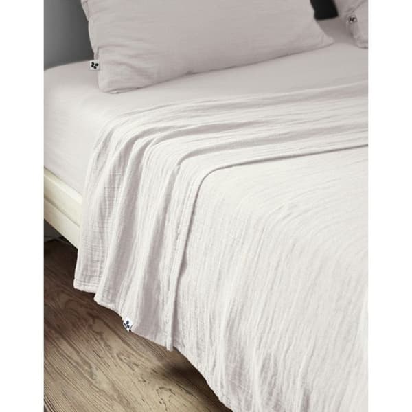 "Gaïa" platt lakan alla storlekar "Cotton Gauze" - Gaïa Chantilly - 270 x 300 cm för king size säng
