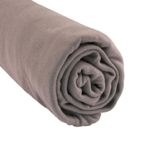 Bambu Jersey påslakan - 90x190 Taupe