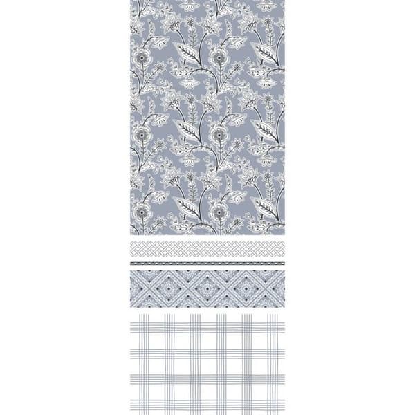 Komplett vändbart påslakanspaket för säng 140 x 190 cm Lavendelblommigt