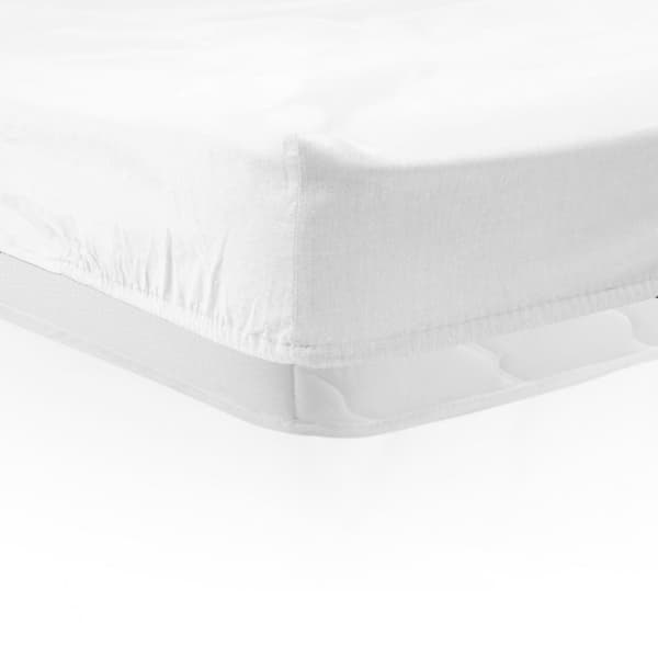 CEARCEAF PAT CU ELASTIC 160X200 CM ALB