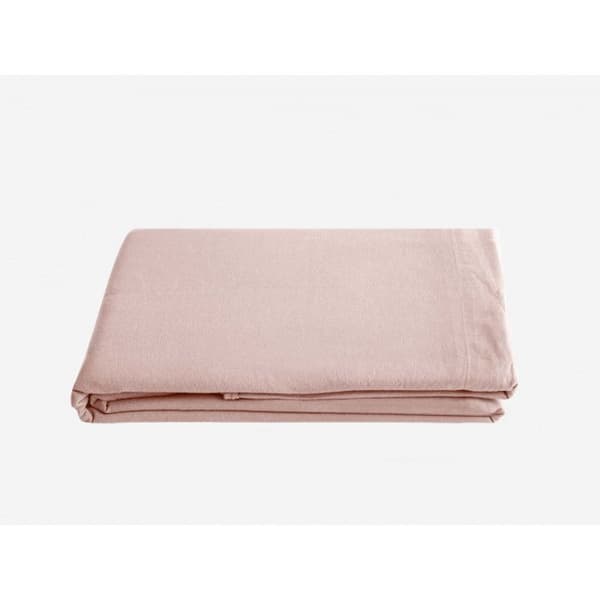 Palace rent tvättad färgad bomullslakan, 63 trådar/cm² South Wind - Palace Rose - 270 x 290 cm för king size-säng