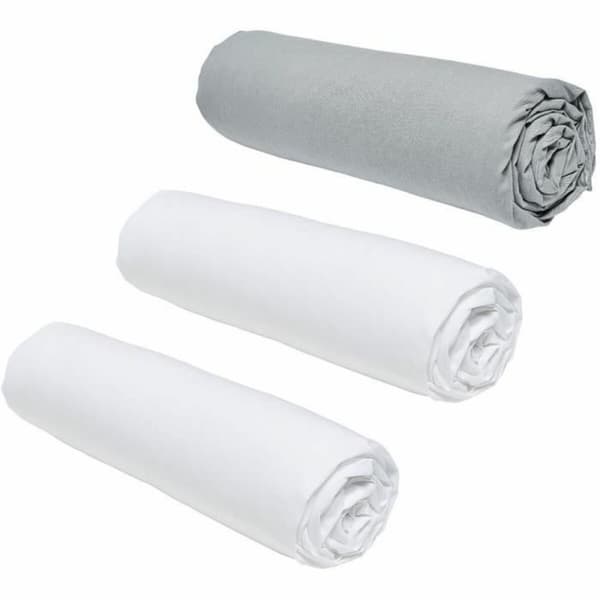 Pohja-arkki TODAY Essential 3 osaa Harmaa 140 x 190 cm