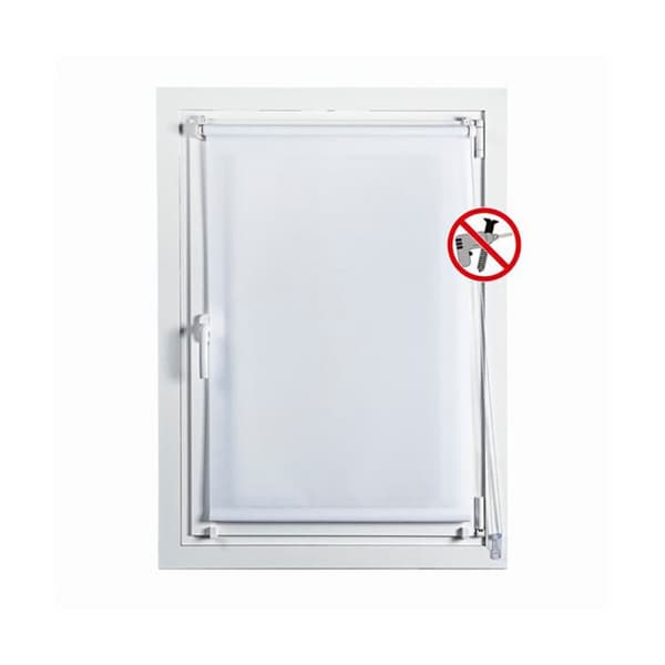 Rullaverhot Stor Planet Clip&Fix Himmeä Norsunluu (120 x 180 cm)