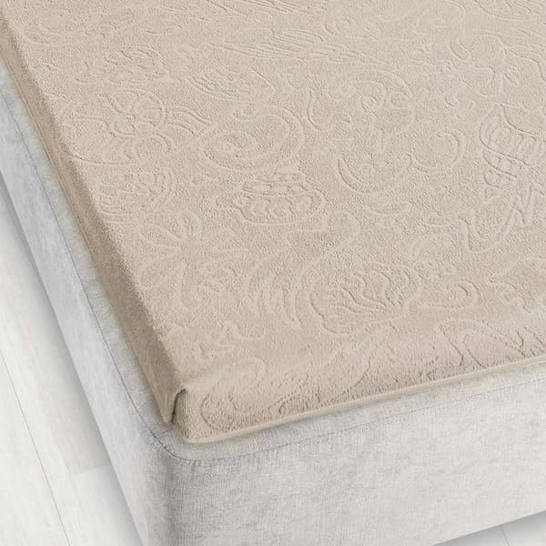 Tulipan 4 jacquardark 175x220 beige