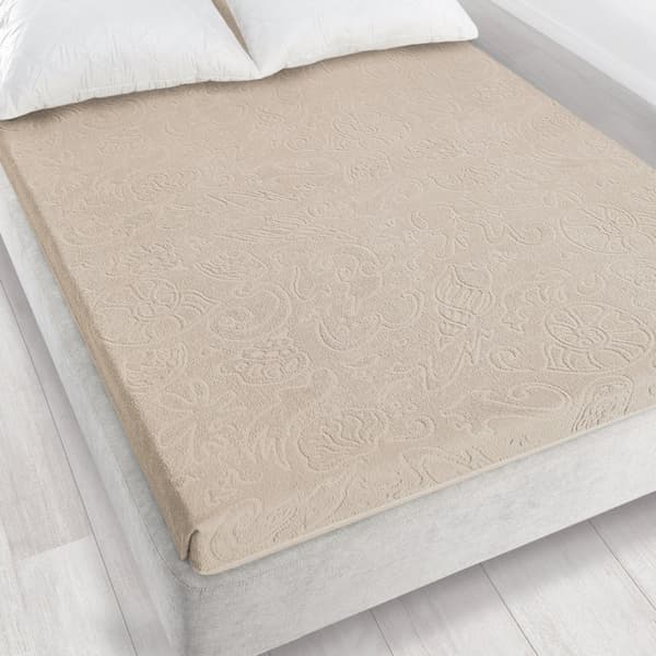 Tulipan 4 jacquardark 175x220 beige
