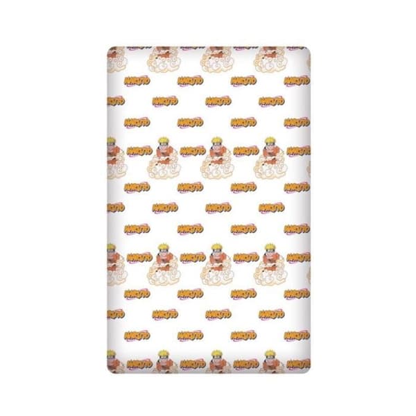 Drap Housse - Naruto Shippuden - 90x200 cm - 100% Bomull - Hatt 25 cm - Maskintvättbar