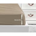 Miniatyrbild 1 av 2: LOVELY HOME Monterat ark 100% bomull 160x200x25 cm beige