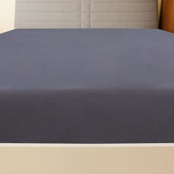 vidaXL Dra-på-lakan jersey 2 st antracit 140x200 cm bomull - Lakan