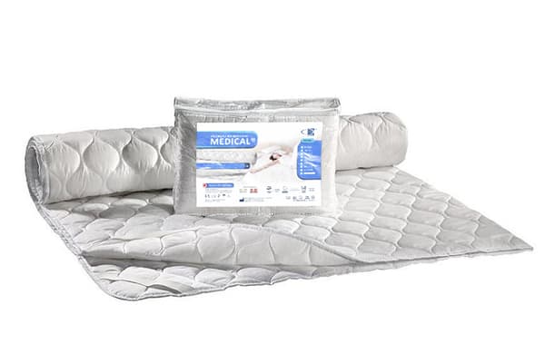 Anti-allergisk madraspude 90x200 Medicinsk hvid med AMW elastik