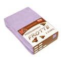 Miniatyrbillede 1 af 2: Frottélagen med elastik 200x220 lyng 036 tyk 200g/m2 KARO
