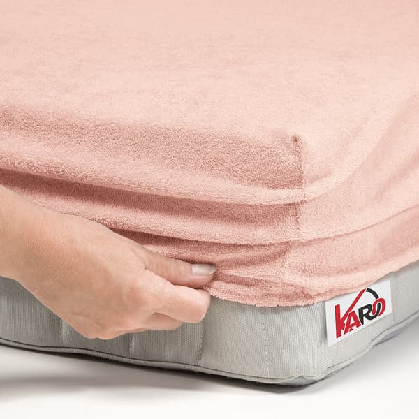 Terry lakana kuminauhalla 90x200 lohi 006 paksu 200g/m2 KARO