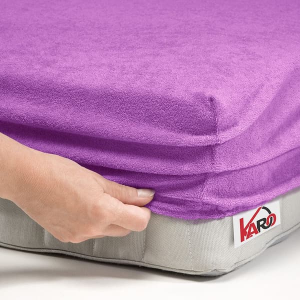 Terry lakana kuminauhalla 90x200 fuksia 062 paksu 200g/m2 KARO