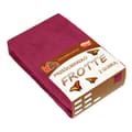 Miniatyrbild 1 av 2: Frottélakan med resårband 140x200 rödbeta 066 tjock 200g/m2 KARO