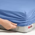 Pikkukuva 2 / 2: Jersey lakana kuminauhalla 140x200 sininen 038 paksu 150g/m2 KARO