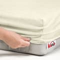 Miniatyrbild 2 av 2: Frottélakan med elastiskt band 80x200 ekri 002 tjock 200g/m2 KARO