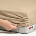 Pikkukuva 2 / 2: Jersey lakana kuminauhalla 80x200 beige 009 paksu 150g/m2 KARO