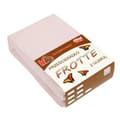 Miniatyrbillede 1 af 2: Frottélagen med elastik 140x200 pudderrosa 064 tyk 200g/m2 KARO