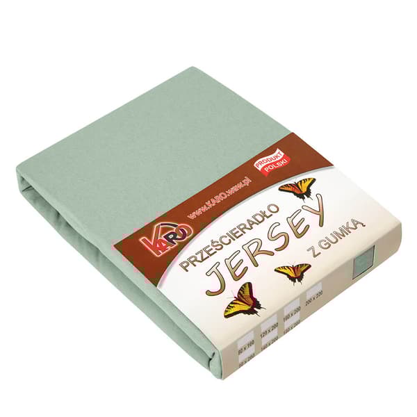 Jersey lakana kuminauhalla 220x240 oliivinvihreä 013 paksu 150g/m2 KARO