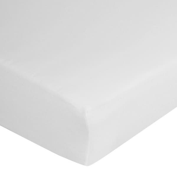Jerseylakan med resårband 180x200 vit för högmadrass 30 cm 125 g/m2